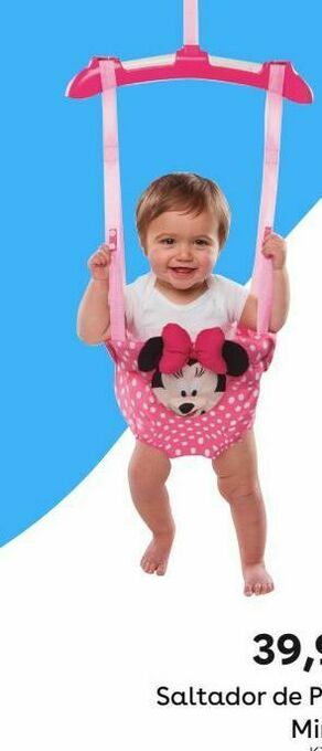 Bright starts - minnie mouse saltador de porta