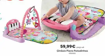 Toys R Us Fisher price - ginásio piano patadinhas rosa promoção