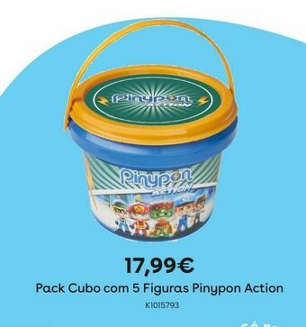 Toys R Us Pinypon action - pack cubo com 5 figuras promoção