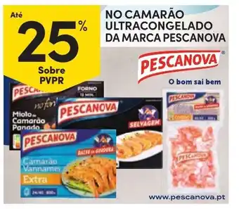 Continente Camarão ultracongelado da marca pescanova promoção