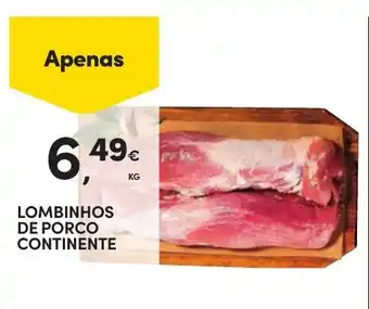 Continente Lombinhos de porco continente promoção