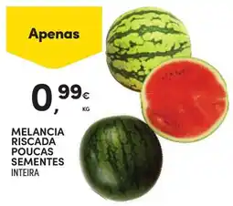 Continente melancia riscada poucas sementes inteira promoção