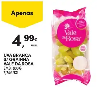 Continente Uva branca s/ grainha vale da rosa promoção