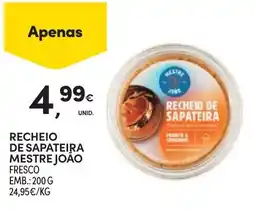 Continente Recheio de sapateira mestre joão fresco promoção