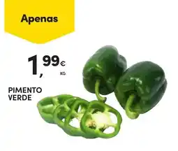 Continente Pimento verde promoção