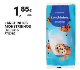 Continente Lanchinhos monstrinhos promoção