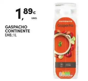 Continente Gaspacho continente promoção
