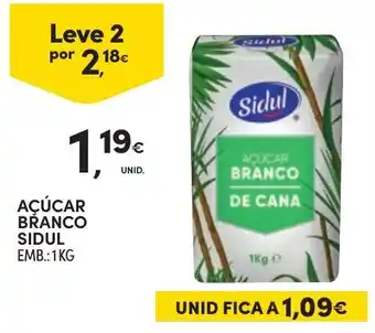 Continente Açúcar branco sidul promoção