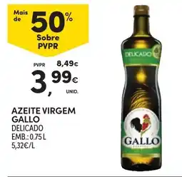 Continente Azeite virgem gallo delicado promoção