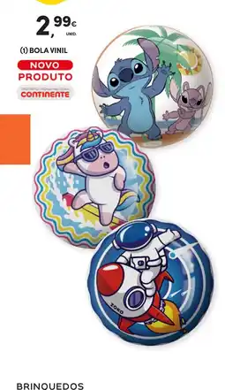 Continente bola vinil promoção