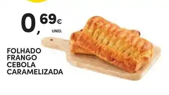 Continente Folhado frango cebola caramelizada promoção