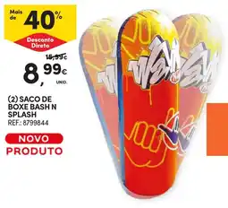 Continente saco de boxe bash n splash promoção