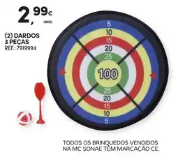 Continente Dardos promoção
