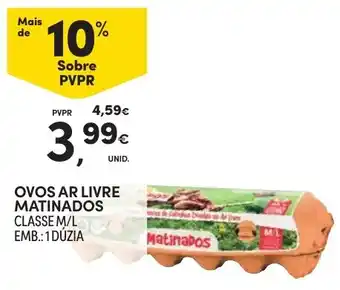 Continente ovos ar livre matinados promoção