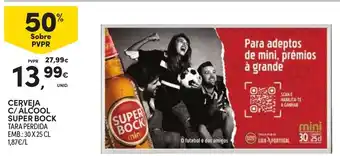 Continente Cerveja c/ álcool super bock promoção