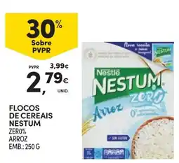 Continente Flocos de cereais nestum zero% arroz promoção