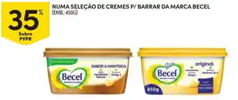 Continente cremes p/ barrar da marca becel promoção