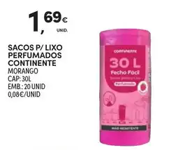Continente sacos p/ lixo perfumados continente promoção