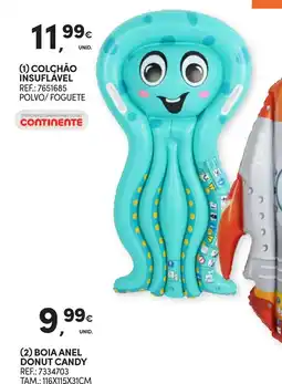 Continente Colchão insuflável polvo / foguete promoção