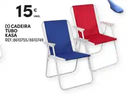 Continente Cadeira tubo kasa promoção