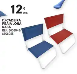 Continente Cadeira praia lona kasa promoção