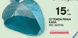 Continente Tenda praia kasa promoção