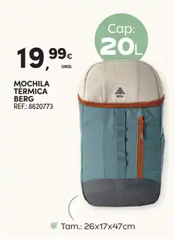 Continente Mochila térmica berg promoção