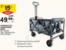 Continente Carrinho de transporte berg promoção