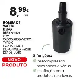 Continente Bomba de vácuo berg promoção