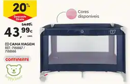 Continente Cama viagem happy bear promoção