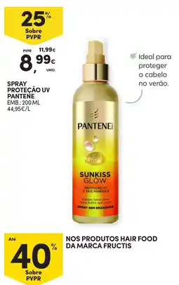 Continente Spray proteção uv pantene promoção