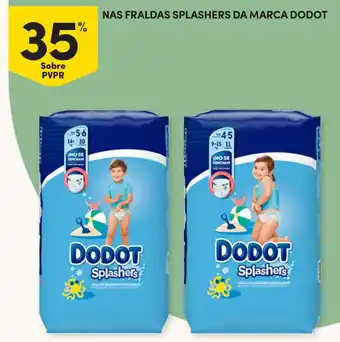 Continente Fraldas splashers da marca dodot promoção