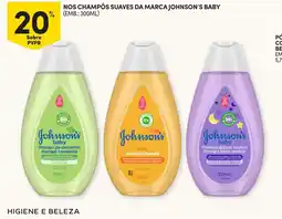 Continente nos champôs suaves da marca johnson's baby promoção