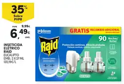 Continente Inseticida elétrico raid eucalipto promoção
