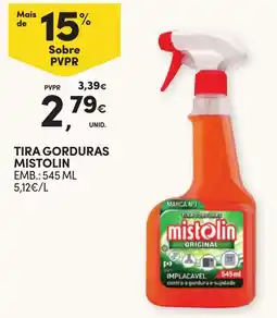 Continente Tira gorduras mistolin promoção