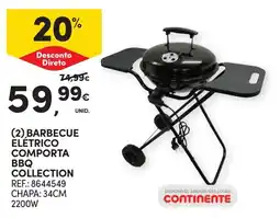 Continente Barbecue eletrico comporta bbq collection promoção