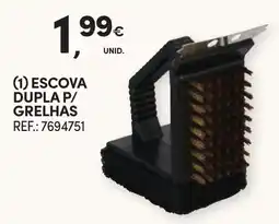 Continente escova dupla p/ grelhas promoção