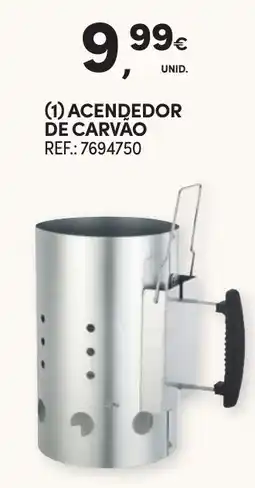 Continente Acendedor de carvão promoção