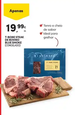 Continente T-bone steak de bovino blue smoke (congelado) promoção