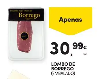 Continente Lombo de borrego promoção