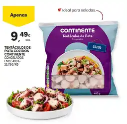 Continente Tentáculos de pota cozidos continente promoção