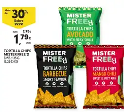 Continente tortilla chips mister free'd promoção