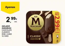 Continente Gelado magnum chocolate clássico promoção