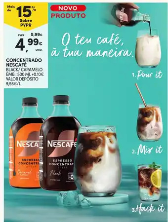 Continente Concentrado Nescafé Black/Caramelo promoção
