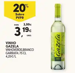 Continente vinho gazela promoção