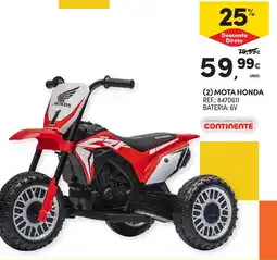 Continente Mota honda promoção