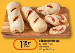 Intermarché Pão c/ chourico de porco preto alentejano promoção