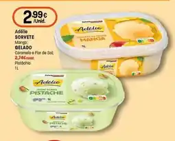 Intermarché Adélie sorvete manga promoção