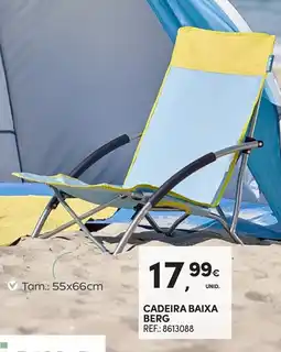 Continente Cadeira baixa berg promoção
