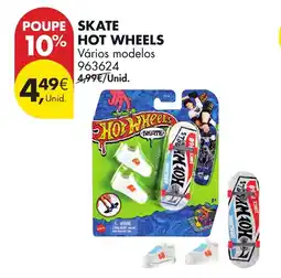 Pingo Doce Skate hot wheels promoção